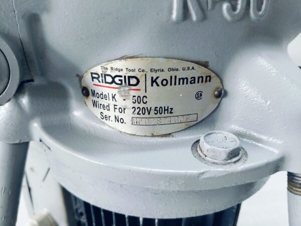 RIDGID 58920 K - 50C Kollmann Drain Cleaning Sectional Machine 220V