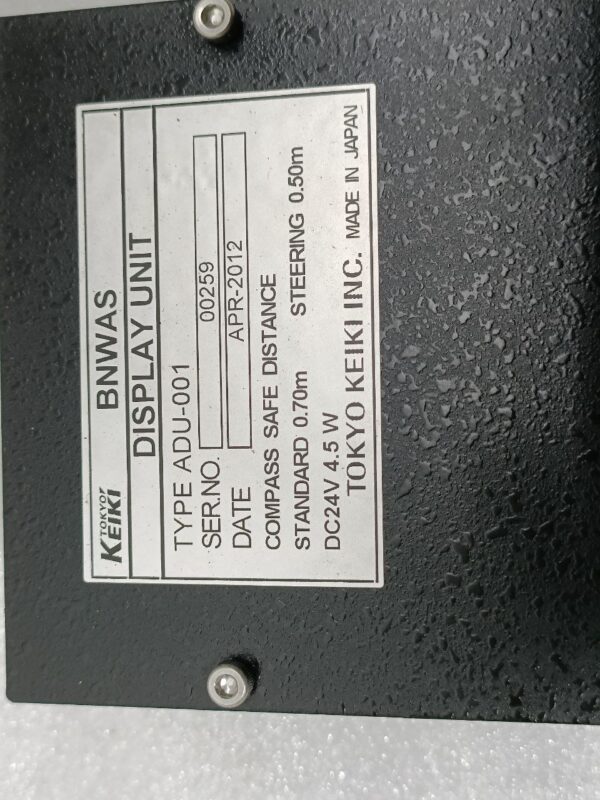 TOKYO KEIKI SHIP BNWAS DISPLAY UNIT TYPE ADU-001 FLASH BEACON ALP 001 NOS 2 - Image 11
