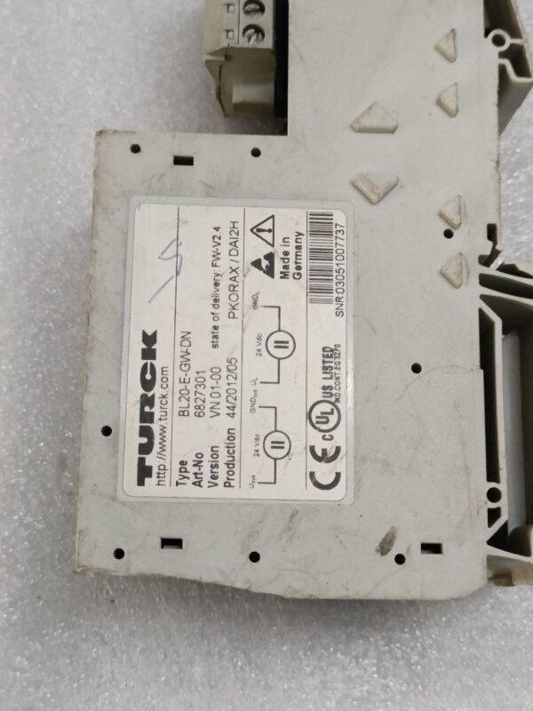 TURCK module BL20-E-GW-DN 6827301 POWER SUPPLY