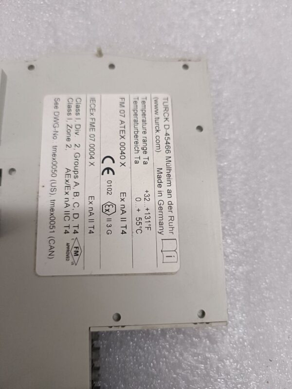 Turck BL20-E-8DI-24VDC-P Sensor PLC Digital Input Module - Image 3