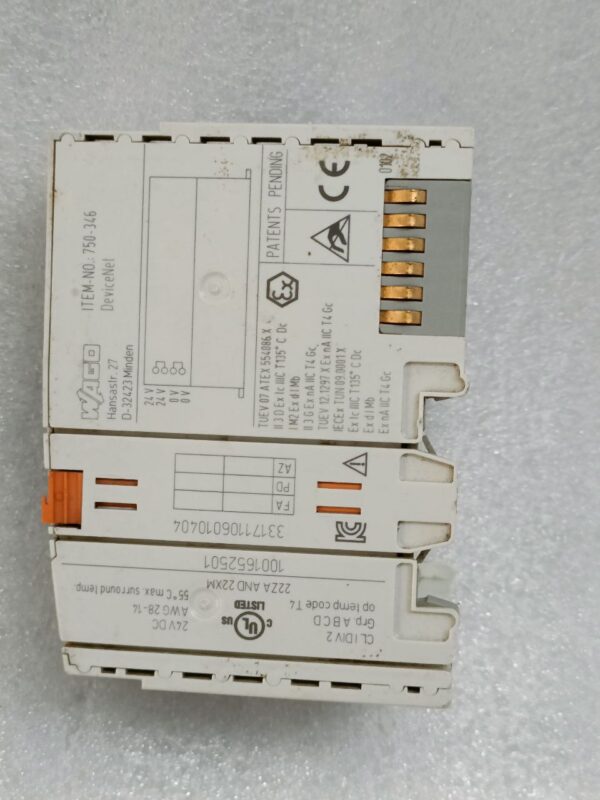 Wago 750346 Industrial Control System PLC Fieldbus Coupler Device FEDEX OR DHL