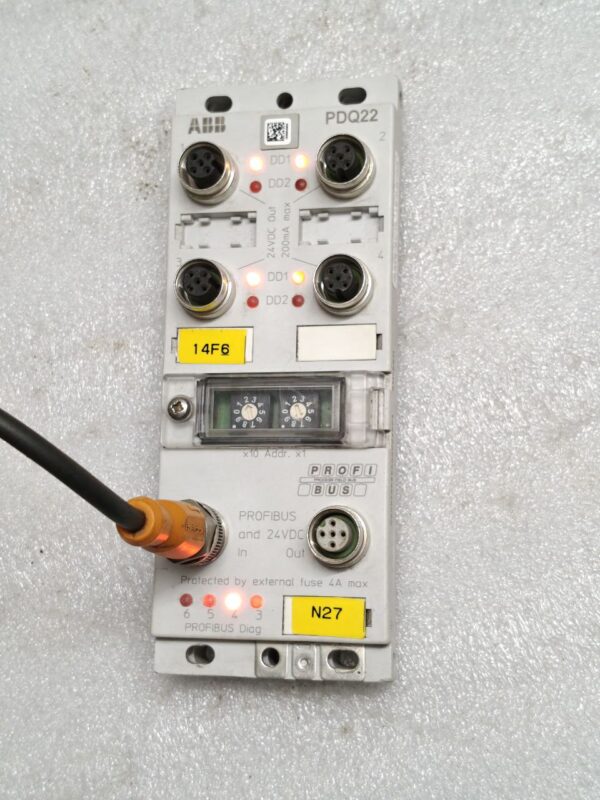 ABB PROFIBUS ABB PDQ22-FBP.0 PROFIBUS DP-V0/V1 FieldBus Plug Quad 1SAJ240200R005 - Image 3