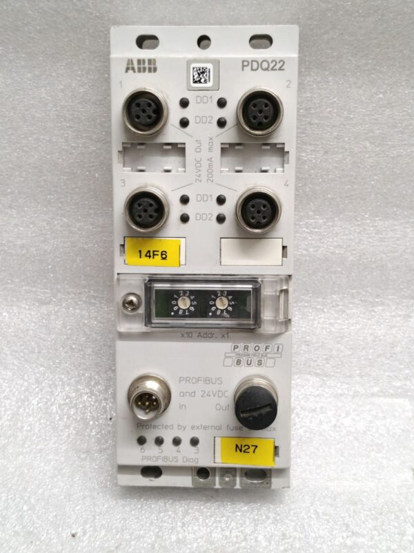 ABB PROFIBUS ABB PDQ22-FBP.0 PROFIBUS DP-V0/V1 FieldBus Plug Quad 1SAJ240200R005 - Image 5