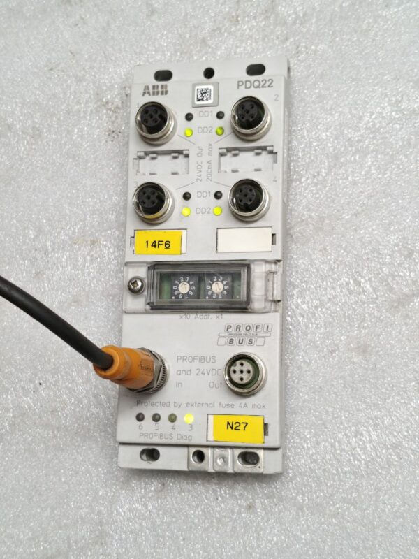 ABB PROFIBUS ABB PDQ22-FBP.0 PROFIBUS DP-V0/V1 FieldBus Plug Quad 1SAJ240200R005