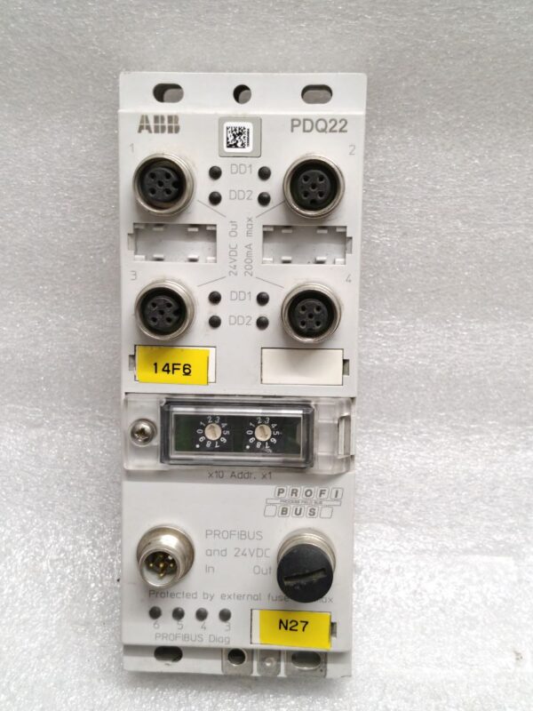 ABB PROFIBUS ABB PDQ22-FBP.0 PROFIBUS DP-V0/V1 FieldBus Plug Quad 1SAJ240200R005 - Image 7