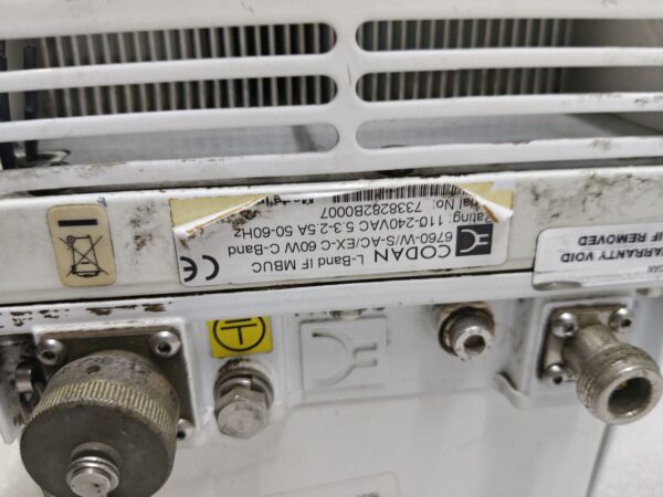 Codan 6760 W/S AC/EX C 60W L Band IF C Band MBUC. Made in Australia 16594-1 - Image 2