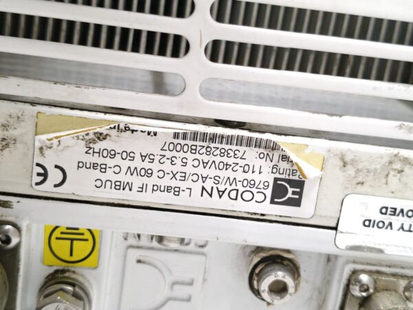 Codan 6760 W/S AC/EX C 60W L Band IF C Band MBUC. Made in Australia 16594-1 - Image 11