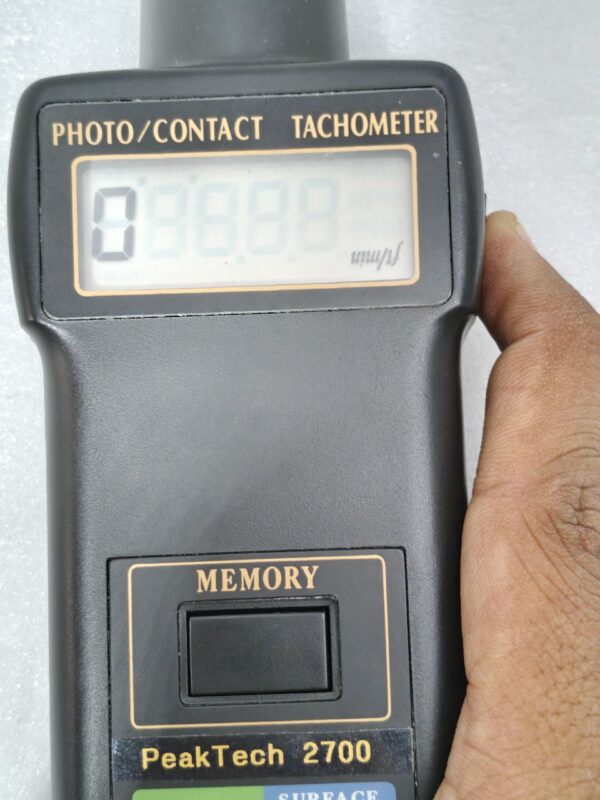 Extech Instruments Photo/Contact Tachometer RPM Surface Speed And Memory 2700 - Image 5