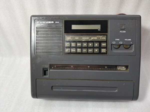 FURUNO SHIP FASCIMILE RECEIVER DFAX FAX-207 TESTED INPUT 12 VDC 2714 2483 - Image 2