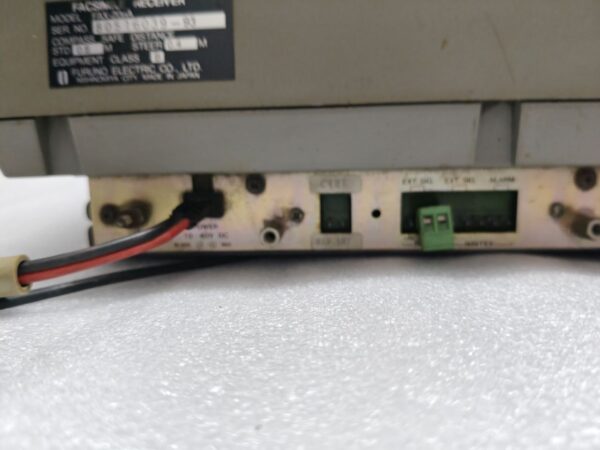 FURUNO SHIP FASCIMILE RECEIVER DFAX FAX-208A TESTED INPUT 12 VDC 80516039 - Image 6