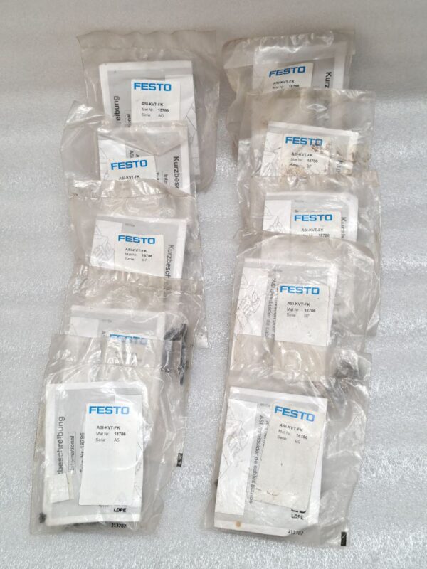 Festo ASI-KVT-FK cable distributor 18786 LOT OF 10 - Image 3