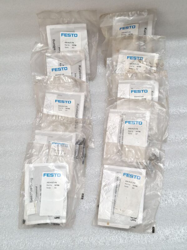 Festo ASI-KVT-FK cable distributor 18786 LOT OF 10