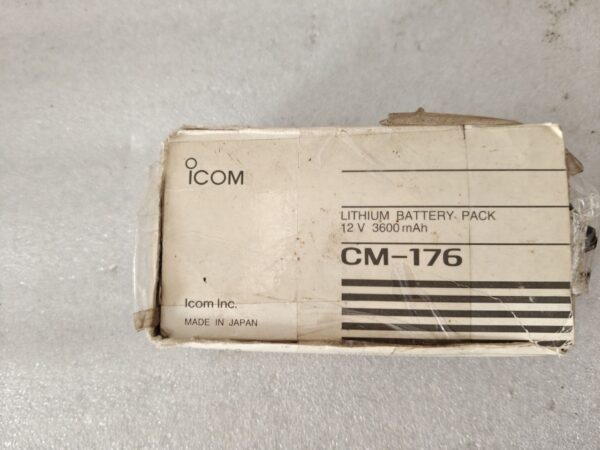 Icom CM - 176 LITH. 12V 3600mAh 44Wh LITHIUM BATTERY 00403 Made In Japan - Image 20