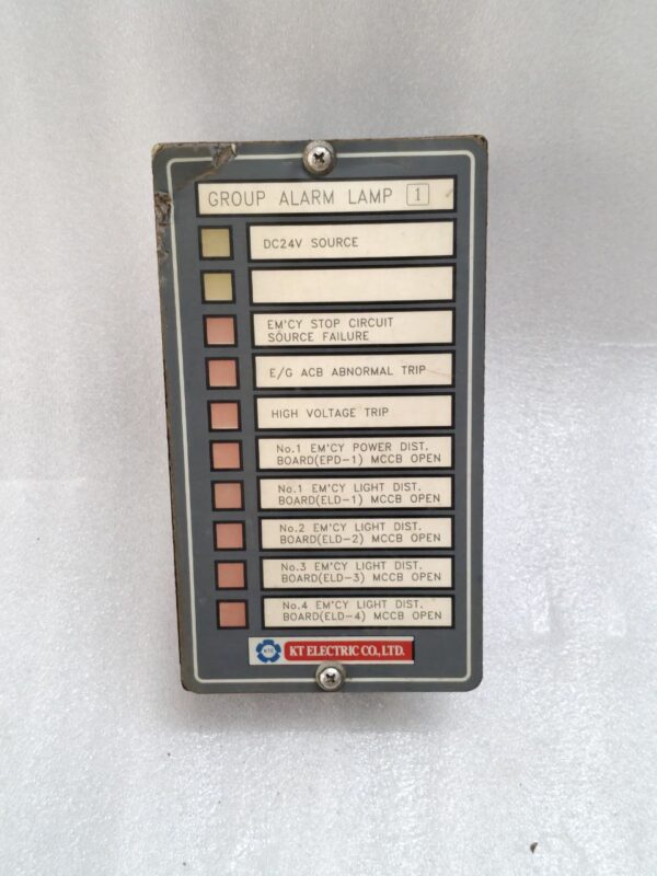 Kt electric kt-hgau20-6 group alarm lamp panel #719 - Image 8