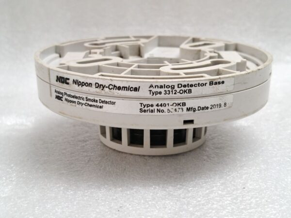 NDC OKI 4401E-OKB photoelectric smoke detector 3312-OKB ANALOG DETECTOR BASE - Image 5
