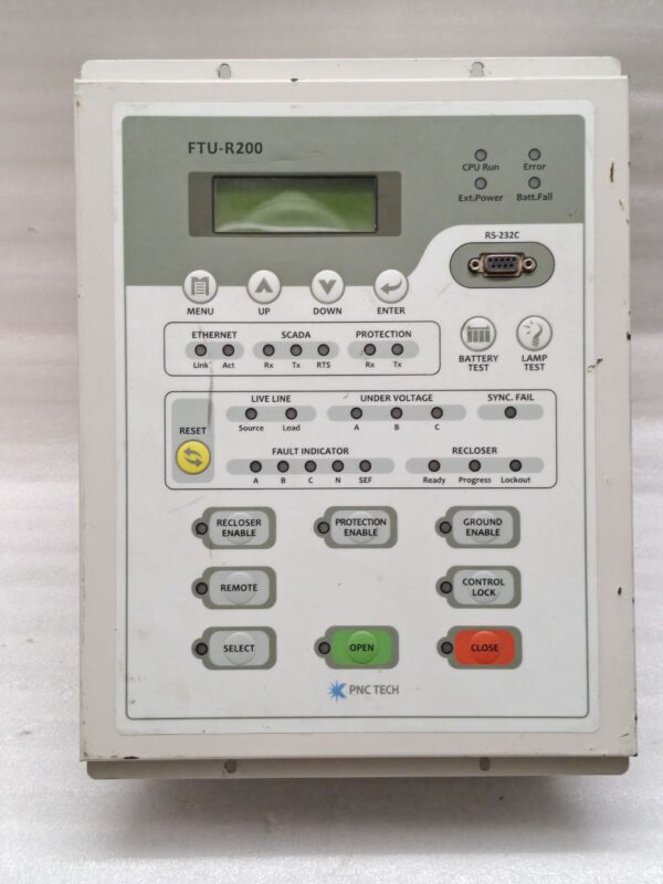 PNC TECH FTU R200 PROTECTION RELAY RECLOSER CONTROLS