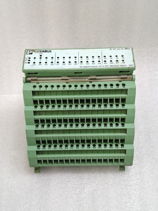 Phoenix Contact Interbus IB STME 24 DI 32/2 2754985 MODULE INDENT 190 - BROKEN - Image 5