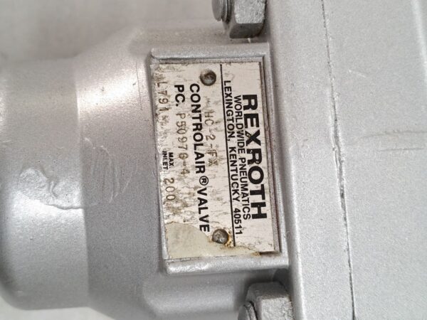 Rexroth HC-2-FX Lever Operated Control Air Valve P50976 - 4 200 PSI L791 - Image 7
