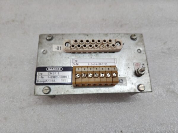 SAACKE CMSF 1 BURNER CONTROL UNIT 198 S 1 8980 108045 2 8494 068215 - Image 3