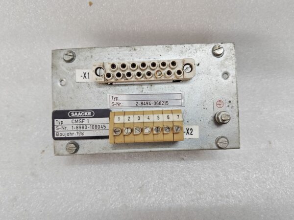 SAACKE CMSF 1 BURNER CONTROL UNIT 198 S 1 8980 108045 2 8494 068215 - Image 4