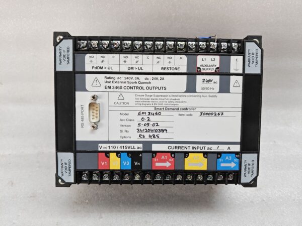SCHNEIDER EM3460 1A0.2 RS 240AX Conzerv Smart Demand Controller Version - Image 2