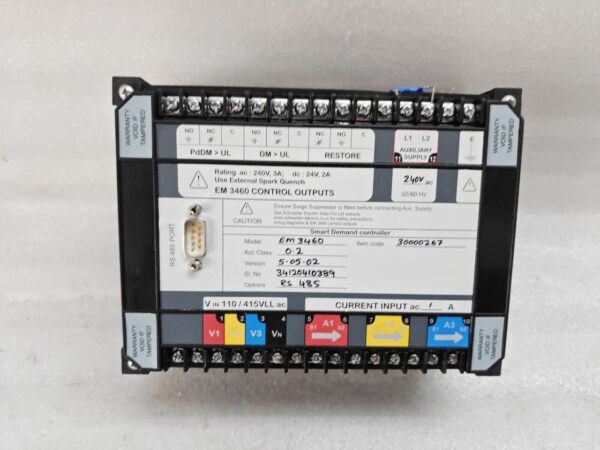 SCHNEIDER EM3460 1A0.2 RS 240AX Conzerv Smart Demand Controller Version - Image 10
