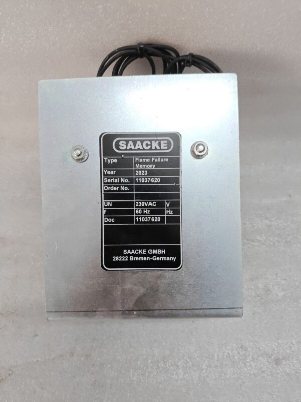 Saacke Flame Failure Memory 230VAC BURNER CONTROL 2023 11037620