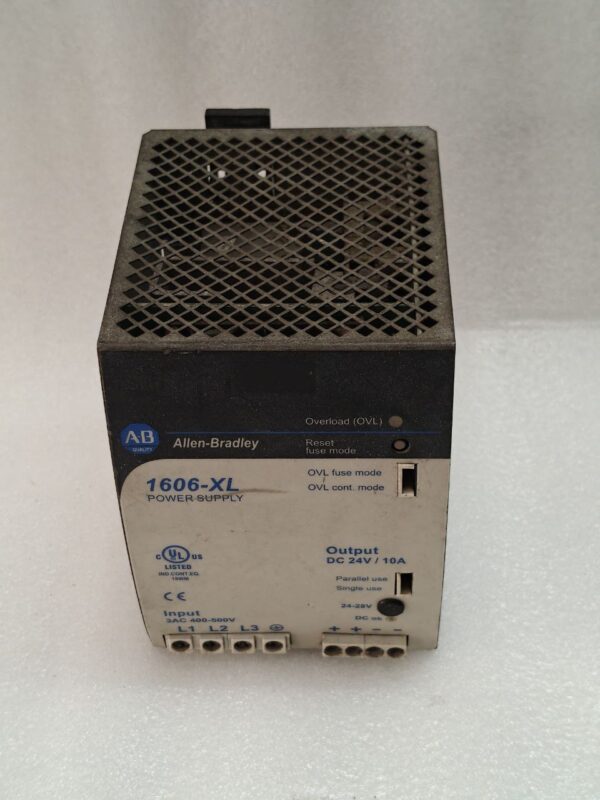 Allen-Bradley 1606-XL240E-3 DC Series A 240W Power Supply 10A SER A 10:47 - Image 3