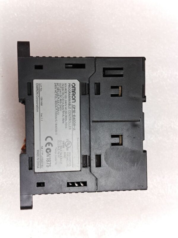 OMRON CP1E E40DR A PLC CPU MODULE PROGRAMMABLE CONTROLLER LOT 13:31 - Image 3