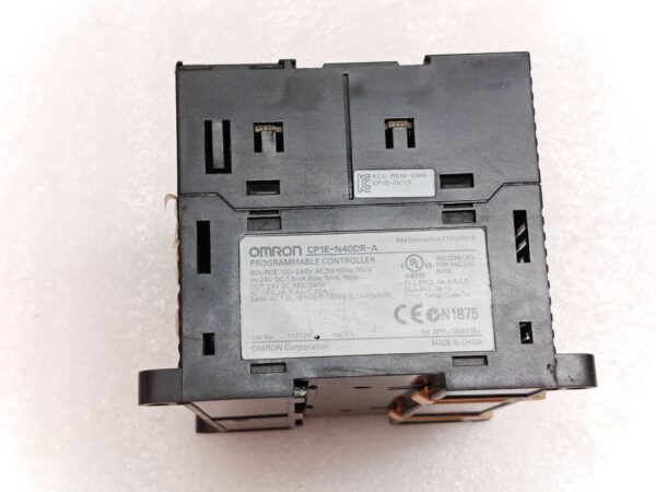 OMRON CP1E N40DR A PLC CPU MODULE PROGRAMMABLE CONTROLLER LOT NO 11Z13M 12:52 - Image 6