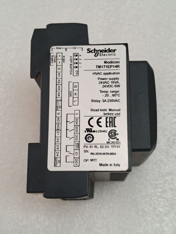 Schneider Modicon TM171EP14R M171 Performance expansion 14 S/N W29 0004 12:02 - Image 7