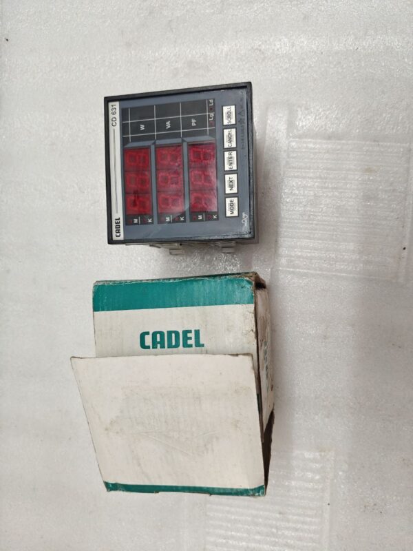 CADEL CD631 MULTIPARAMETER 3 PHASE, 3-WIRE, 50/60HZ 10:33 - Image 4