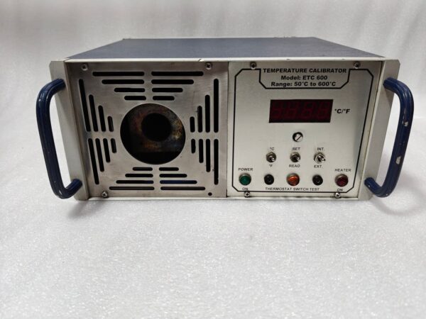 NAGMAN ETC-600 TEMPERATURE CALIBRATOR RANGE 50*C TO 600*C 230V AC/50Hz ETC600 11:10 - Image 9