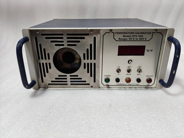 NAGMAN ETC-600 TEMPERATURE CALIBRATOR RANGE 50*C TO 600*C 230V AC/50Hz ETC600 11:10 - Image 10