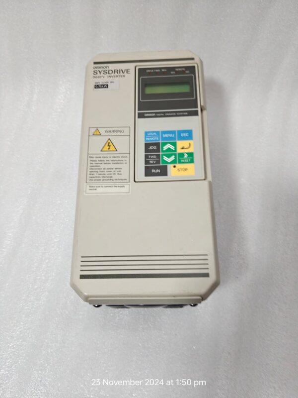 OMRON 3G3FV-A4004-E SYSDRIVE INVERTER 400V CLASS 3PH 0.75 KW 10:47 - Image 3