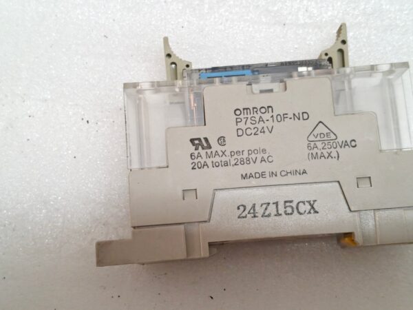 OMRON G7SA-3A1B 24VDC Relay with P7SA-10F-ND Socket Base 12:05 - Image 9