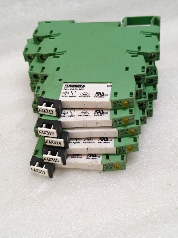 PHOENIX CONTACT PLC BSC 24DC/21 ART NR 29 66 01 6  / NO  2961105 LOT OF -5 17.58 - Image 5