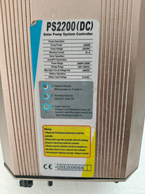 SOLAR PUMP SYSTEM CONTROLLER 2200 W 12:48 - Image 5
