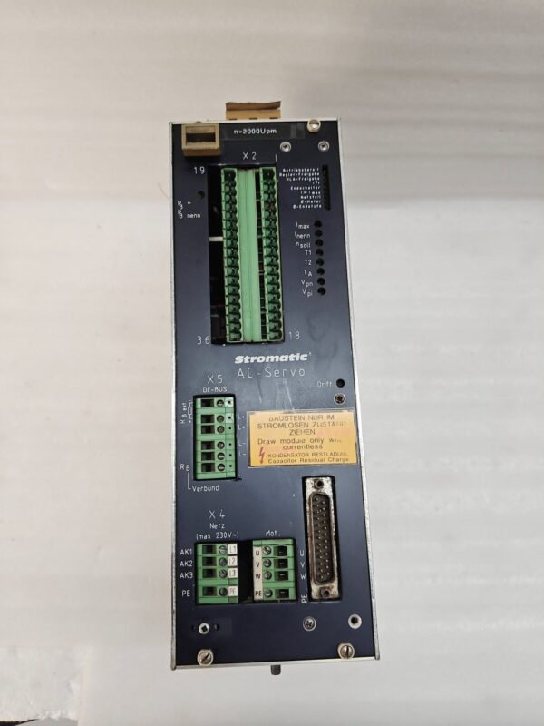 STORMAG AC SERVO DRIVE D-59425 UNNA 2000U Pm SERVO 7541403 17:45 - Image 11