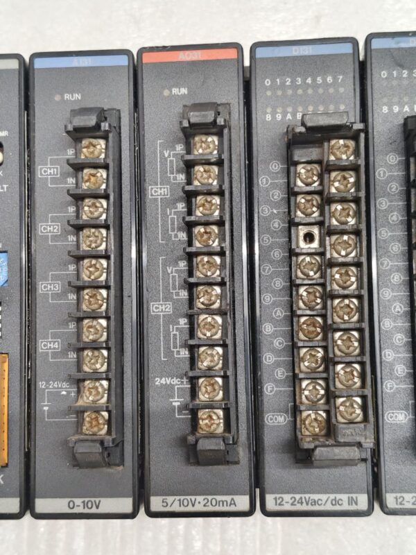 TOSHIBA NINE SLOT EX10*UBA2 POWER RACK BACKPLANE WITH 8 MODULES AS IS (UNTESTED) 10:45 - Image 5