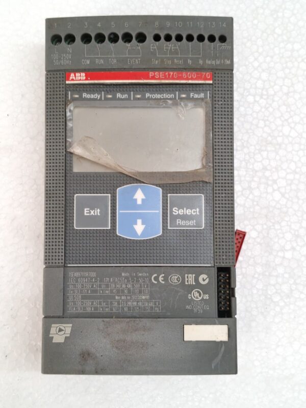ABB PSE170-600-70 DISPLAY SoftStarter PARTS & REPAIR MOTOR 12:41 - Image 5