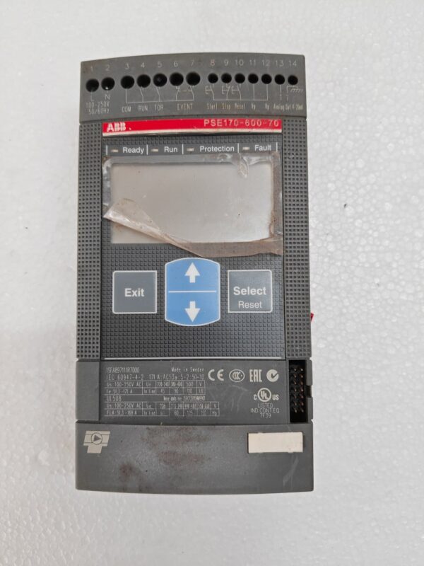 ABB PSE170-600-70 DISPLAY SoftStarter PARTS & REPAIR MOTOR 12:41 - Image 6