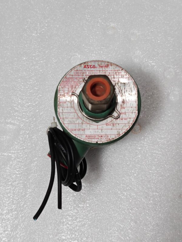 ASCO SOLENOID VALVE  83 14 C 15  1/4 PIPE WATER 23 A R 45 VOLT 480 TO 60 11:44