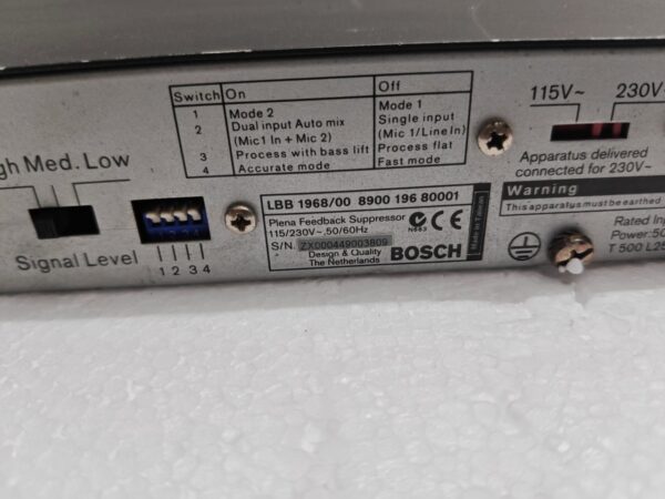 Bosch LBB 1968/00 8900 196 80001 Plena Feedback Suppressor Netherland 12:03 - Image 12