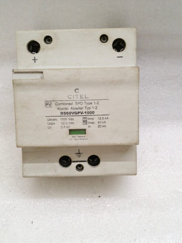 Citel DS60VGPV-1000 Photvolataic Surge Protector PV RELAY 10:47