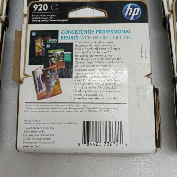 HP OFFICE JET 920 BLACK ORIGINAL INK CARTRIDGE - Image 9