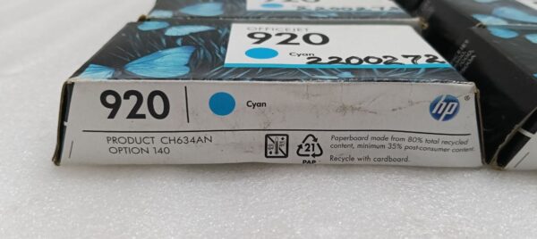 HP OFFICE JET 920 CAYON (BLUE) ORIGINAL INK CARTRIDGE - Image 9