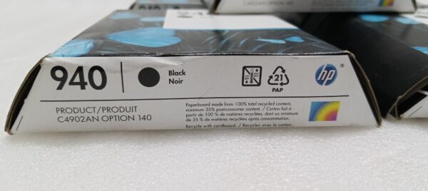 HP OFFICE JET 940 BLACK ORIGINAL INK CARTRIDGE - Image 6