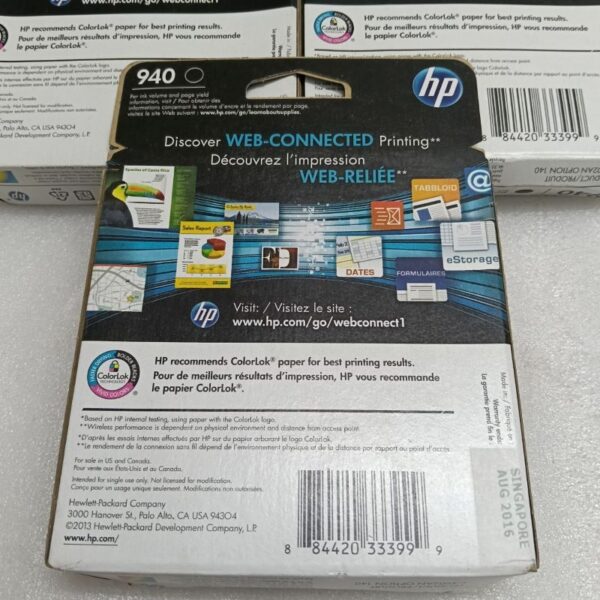HP OFFICE JET 940 BLACK ORIGINAL INK CARTRIDGE - Image 8