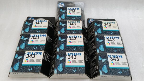 HP RIBBON OFFICE JET 343 TRI COLOUR HP INKJET PRINT CARTRIDGE PRECISE, RELIABLE ORIGINAL HP INKS